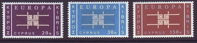 Zypern 1963 SC 229-231 MH Set Europa
