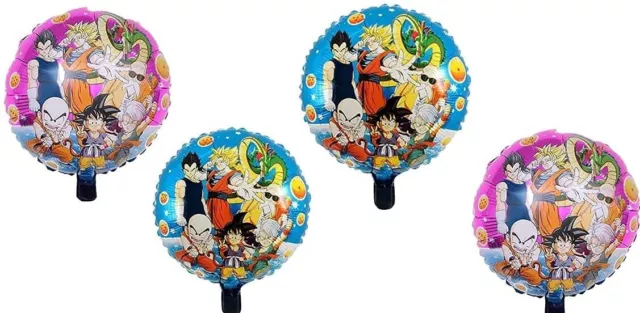 4 pc DRAGON BALL Z SUPER BIG 29'' Party Birthday GOKU HERO Helium