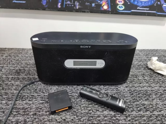 H1020 Sony AIR-SA15R kabellose Lautsprecherstation mit Karte & Fernbedienung - funktioniert