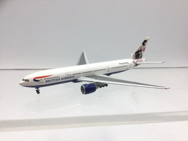 HERPA 506632 1:500 Scale Boeing 777-236ER British Airways 'Hong Kong' £ ...