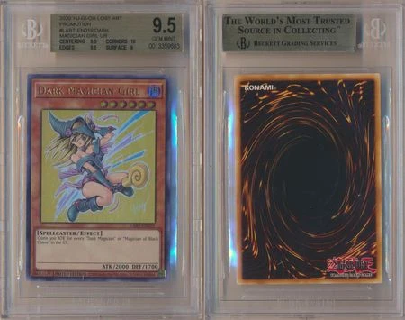 1Dark Magician Girl - LART-EN019 - BGS 9.5 GEM MINT - Ultra Rare Yugioh WK3