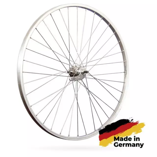 Laufrad 28 Zoll Hinterrad Fahrrad Rücktrittbremse Aluminiumfelge silber 1 Gang