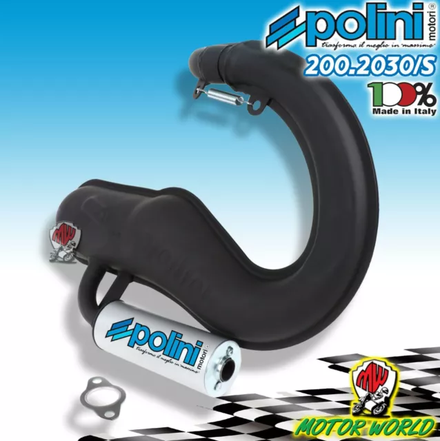 Marmitta Polini X Motori 50 75 80 100 102 Cc. Vespa 50 Special/L N R 200.2030/S