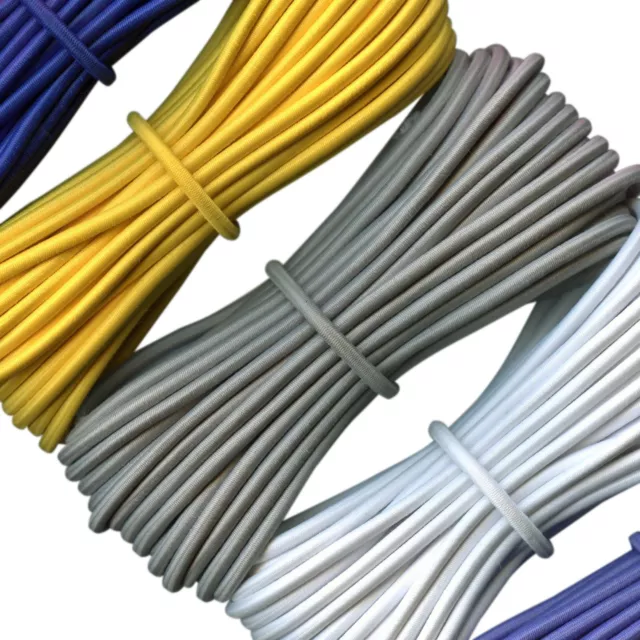 Round Elastic cord - stretch bungee cord - 1.5, 2, 3, 4, 5 mm diameter 2