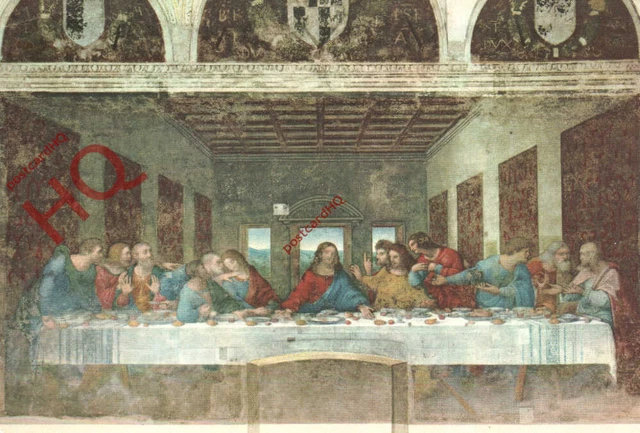 Picture Postboard PICTURE POSTCARD; LEONARDO Da Vinci, the Last Supper £2.69 - PicClick UK