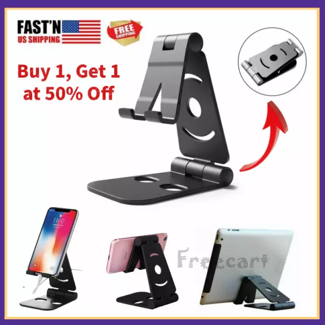 Universal Cell Phone Tablet Desk Mount Holder Stand Adjustable Phone Holder US