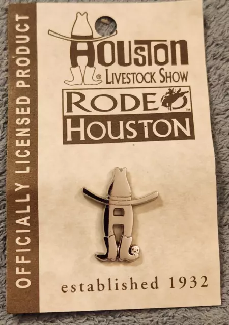 Vintage Houston Livestock Show And Rodeo Pins Buttons 1980s Texas Lot #3