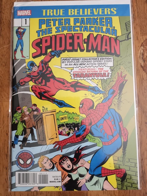 Marvel Comics True Believers #1 Peter Parker, The Spectacular Spider-Man 2017