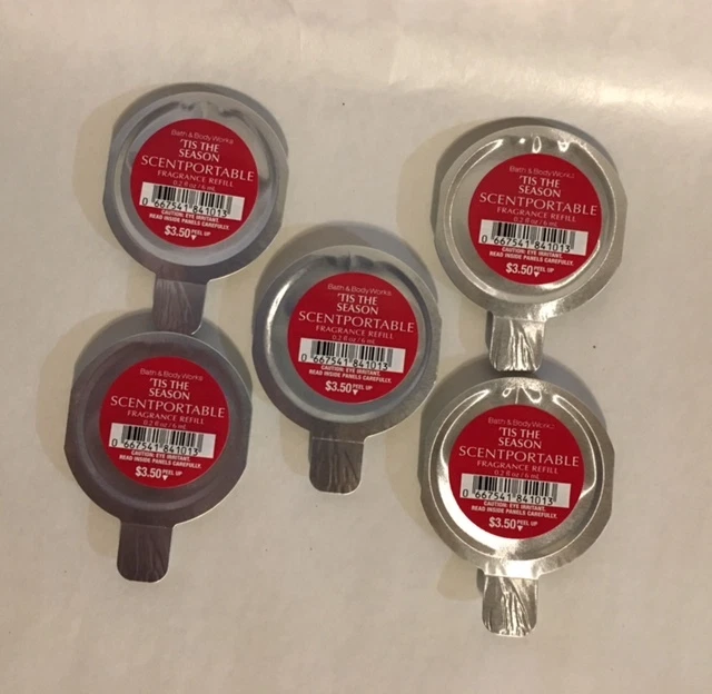 Bath & Body Works Tis The Season Scentportable Refill Disc x5