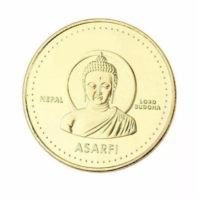 Nepal ASARFI Buddha Buddha Culture Lord Shiva Gold Commemorative Coin Collection