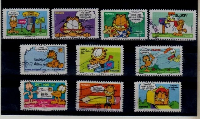 M:TRÈS BELLE SÉRIE de France n° 194/203 oblitérée. Côte 7,00 euros,à ...