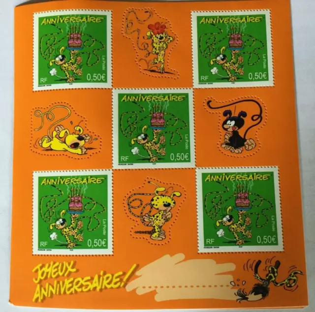 TIMBRES de FRANCE  Bloc Feuillet N°58 - Joyeux anniversaire - Marsupilami - 2003