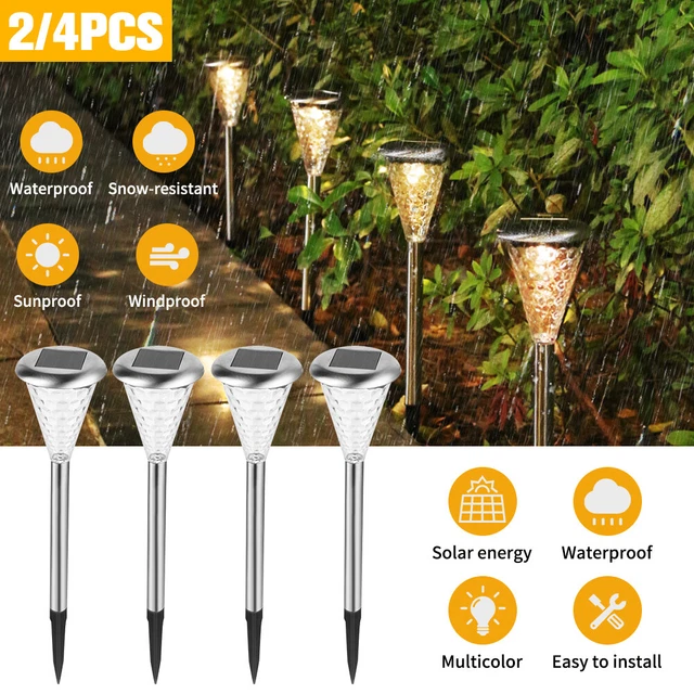 Solar Lights Led Garden Lawn Outdoor Ground Garden Light Path IP44 Waterproof AU