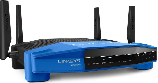 Wi-Fi 5Ghz Router, VPN, Booster WIFI 1 Gb speed, LINKSYS WRT1900ACS V2 Dual Band