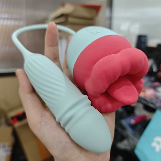 Vibromasseur Lapin Phallique NMC – Multivitesse, Rouge, 20.3 Cm, Silicone, Sans Fil, Sextoy Anal