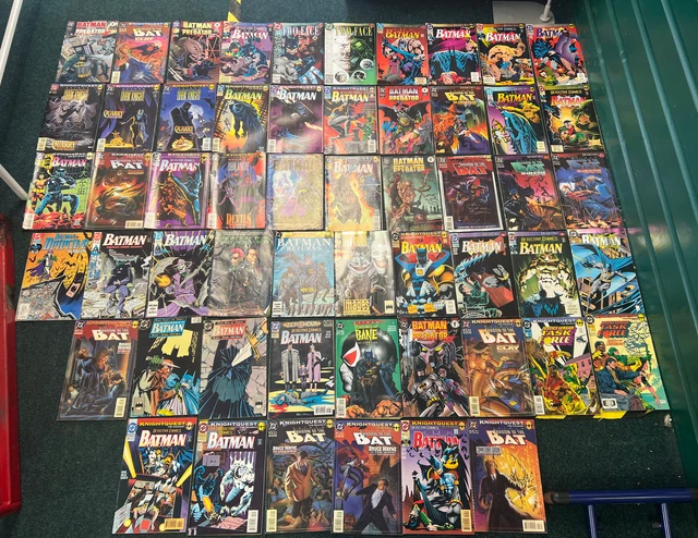 HUGE JOB LOT x 55 DC Comics 1980's 1990's Batman Bundle (Lot 402)