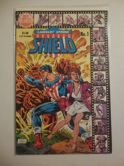 Lancelot Strong: The Shield #1  ~ 1983 Archie Comics Red Circle Comics