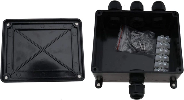 BIYM Connecteur de Boîtier Jonction électrique 4 Voies IP68 avec...