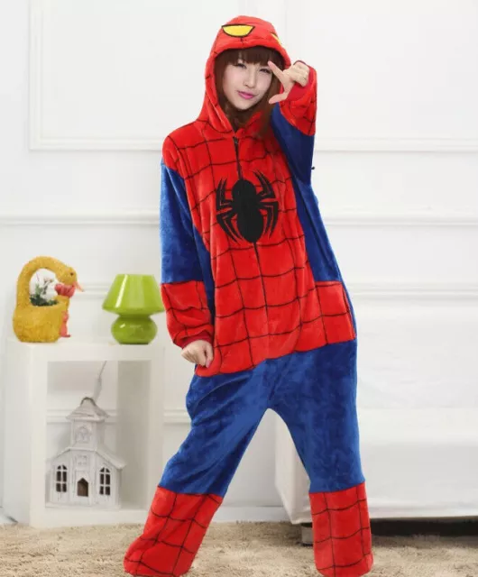 Unisex Adult Pajamas Kigurumi Cosplay Costume Animal Sleepwear Jumpsuit Hot  `