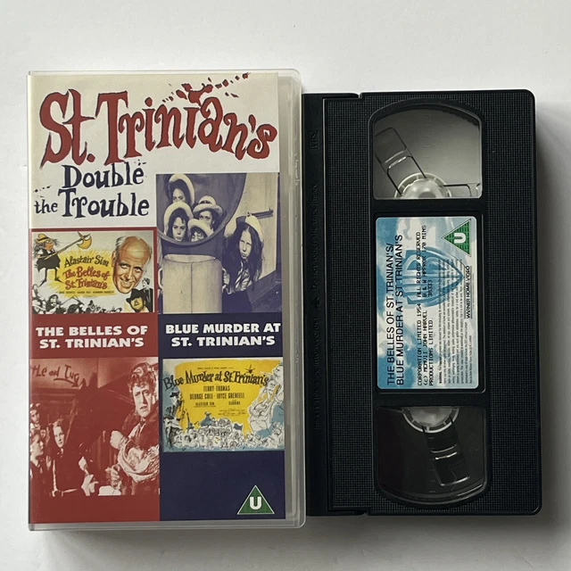 THE BELLES OF St. Trinians & Blue Murder At St. Trinians VHS Double