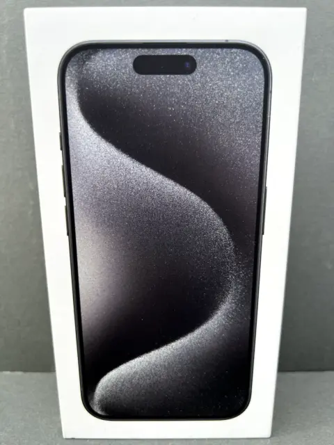 Apple iPhone 15 Pro - 128GB - Black Titanium (Unlocked).