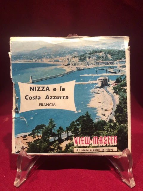 View-Master Stereo 3D, C 185 -NIZZA E LA COSTA AZZURRA-