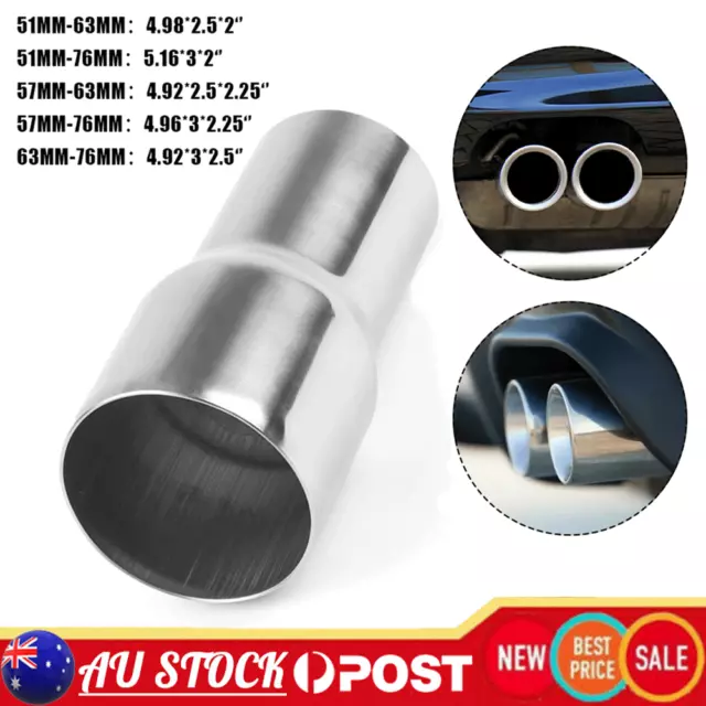 Universal Exhaust Pipe Connector Stainless Steel Exhaust Reducer Connector Pipe