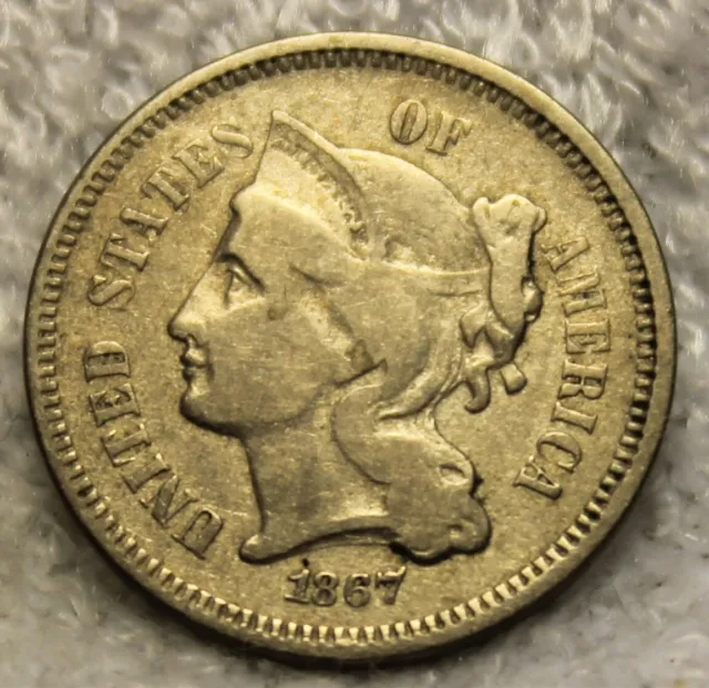 1867 three cent nickel