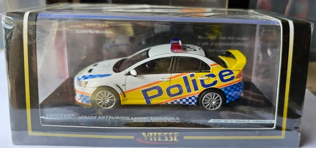 MITSUBISHI LANCER EVOLUTION X EVO POLICE Australia par VITESSE ref