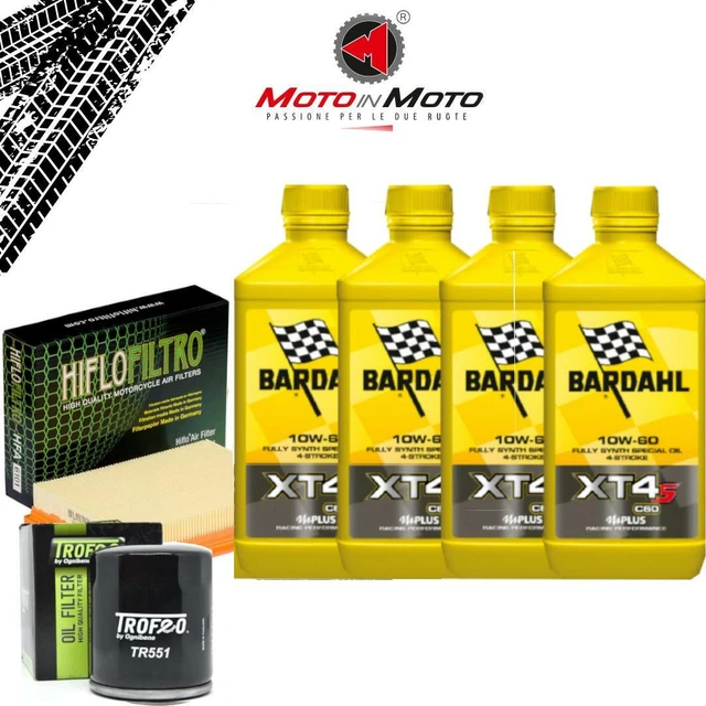 Inspektionspaket MORINI 1200 Sport/Corsaro/Granpasso – Bardahl XT4-S 10W60 + Ölfilter HIFLO