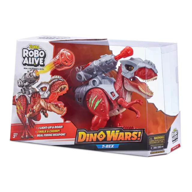 Robo Alive Dino Wars Raptor Toy, Robotic Toy, Realistic Dinosaur Movement, Battl