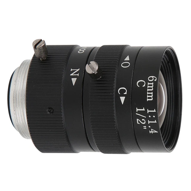 3MP Industriekamera Objektiv 1/2 Manuelle Blende HD C Mount 6mm Brennweite C TOS