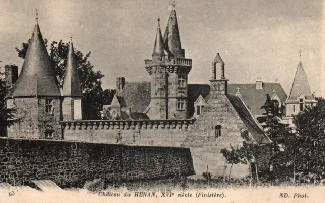 CPA 29 - Approx. de PONT-AVEN (Finistère) - 93. Château du Henan, 16th century