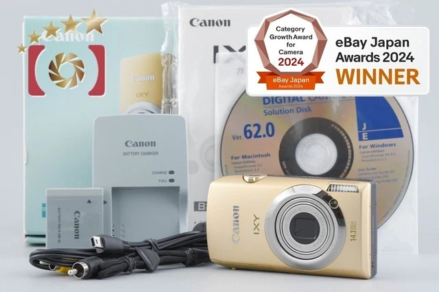 CANON IXY 10S Gold 14.1 MP Digital Camera w/ Box $459.56 - PicClick CA