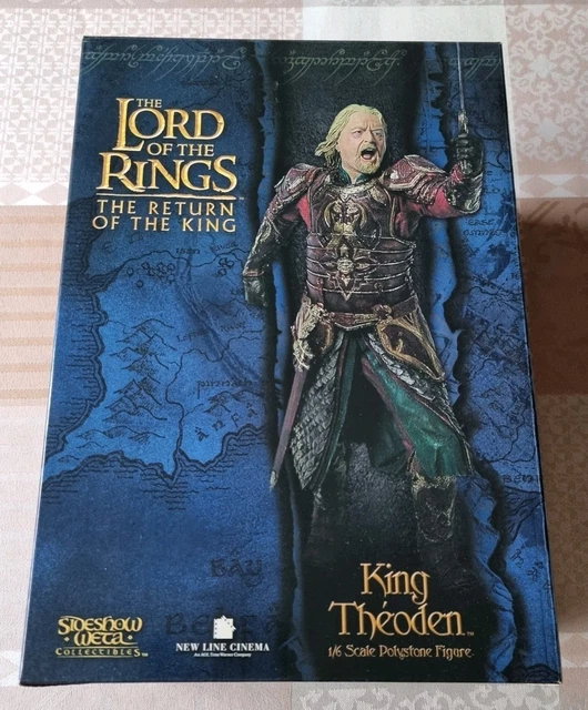 Figurine Soldat En Plomb Seigneur Des Anneaux : Théoden - Occasion état Neuf