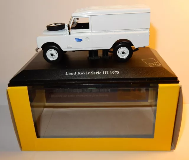 Rare Uh Universal Hobbies Land Rover Iii 1978 Postes Poste Ptt 4X4 1/43 Luxe Box
