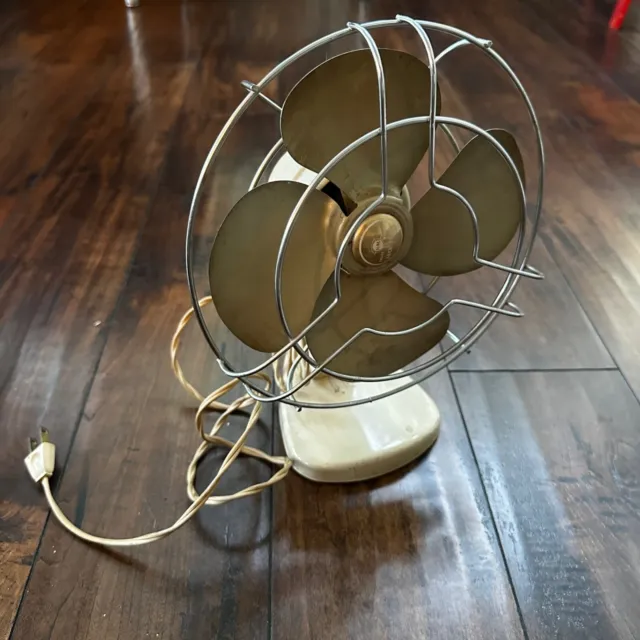 VINTAGE KNAPP MONARCH JACK FROST PORTABLE FAN DIA 1940'S USA Metal TESTED