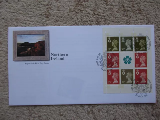 1994 Northern Ireland Prestige Pane Gpo First Day Cover, Belfast H/S