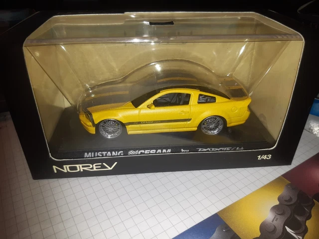 RARE FORD MUSTANG Parotech Cesam 2007 Norev Avec Sa Boite Vitrine 1/43