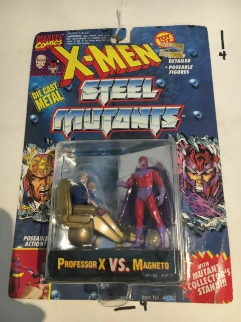 Marvel Toys Die Cast Professor X VS. Magneto - Marvel Comics X-Men Steel Mutant…