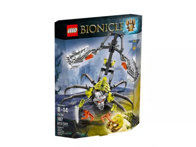 LEGO® Bionicle 70794 Totenkopf-Skorpion - RARITÄT - NEU / OVP