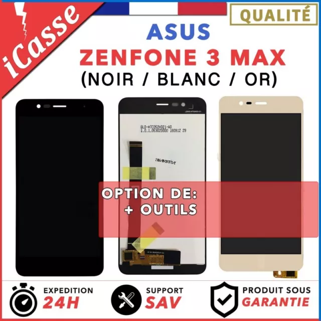 Ecran Lcd Pour Asus Zenfone 3 Max Zc520Tl X008D 5.2" + Outils + Colle