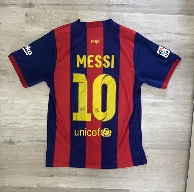 Maillot FC Barcelone Messi n°10 Taille M | Qatar Airways