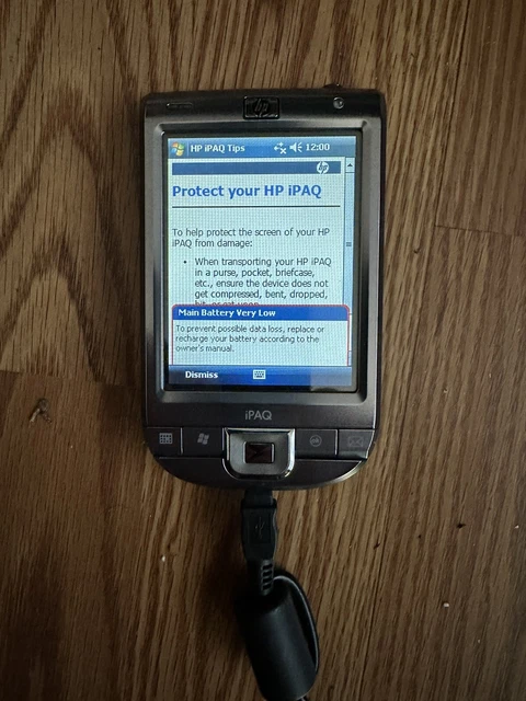 HP IPAQ Classic 110/111 PDA – Windows Mobile 6, Mint Condition With 1-Year Warranty