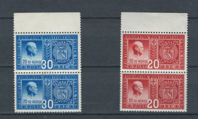 Norway Selection  Classic  Mnh Pair Stamps Lot(Norge 211)