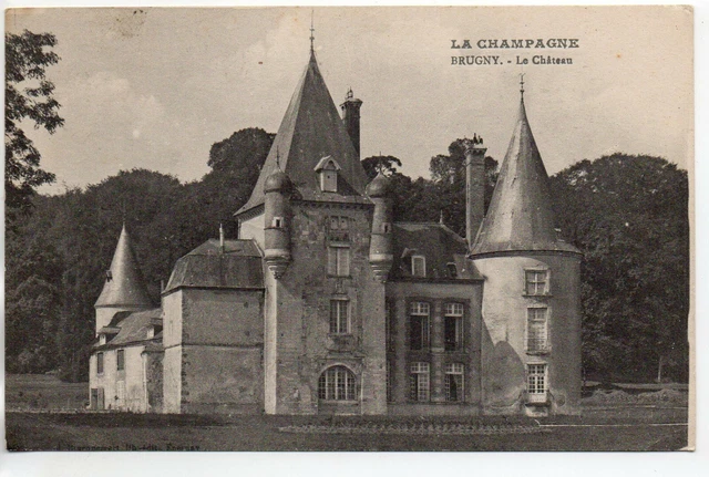 BRUGNY aux environs d' EPERNAY - Marne - CPA 51 - le Chateau 16
