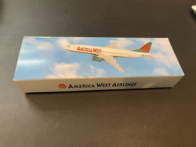 America West Airlines Boeing 737-300 Model Plane 1:200 Scale Model NEW in box
