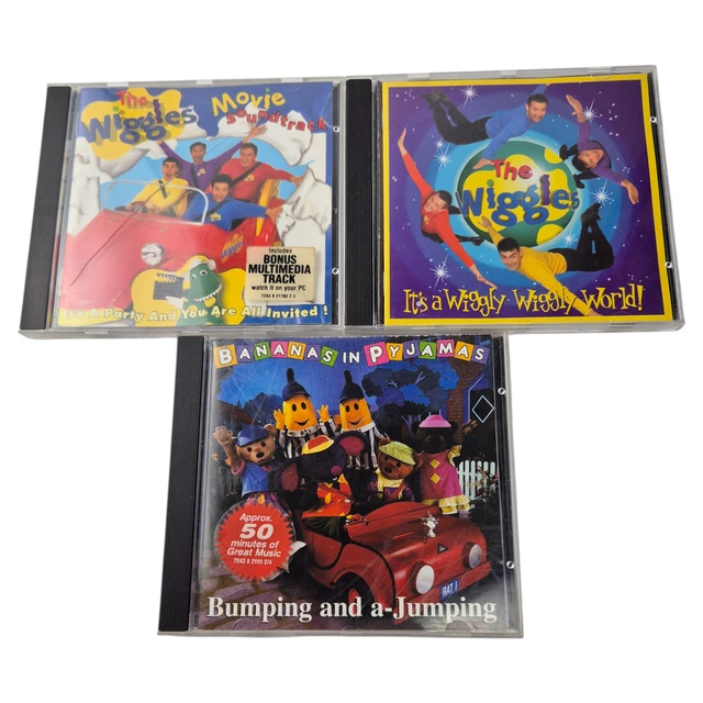 ABC KIDS CD Bundle The Wiggles Movie Soundtrack Wiggly World Bananas In ...