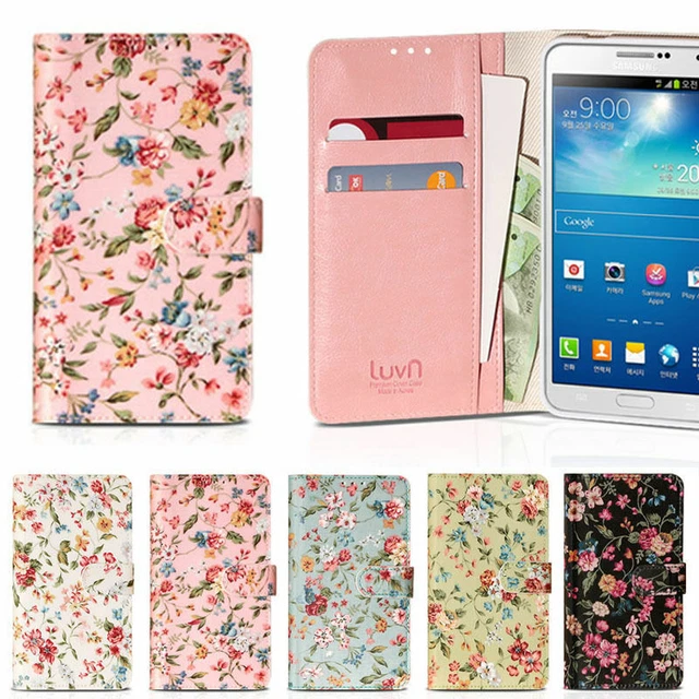 Garden Flower Wallet Case for Samsung Galaxy A9 A8 A7 A6 A6+ 2018/A5 A3/Pro/Star