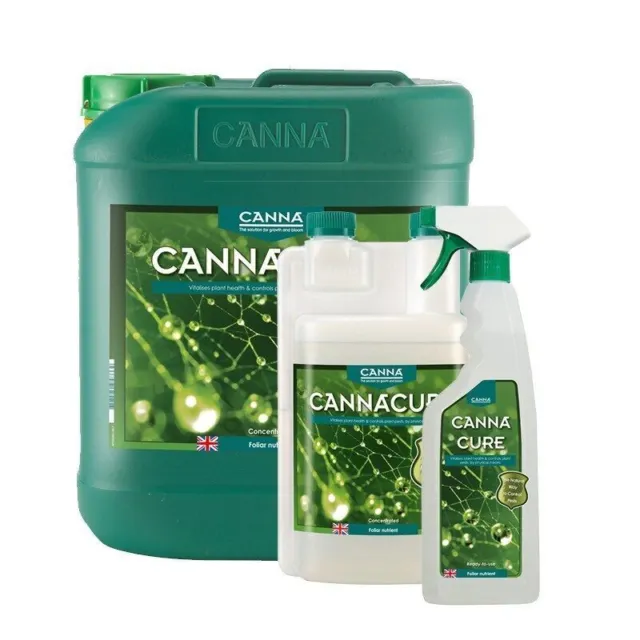 Canna Cure 750ml 1L & 5L Spidermite Killer Foliar Bug Pest Spray Hydroponic